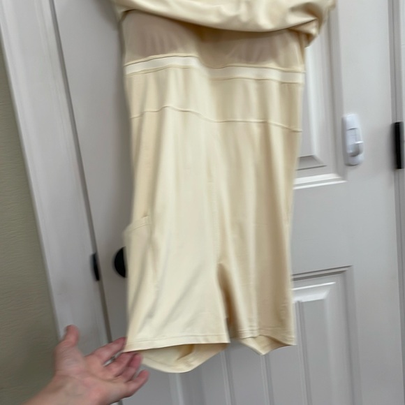 CALIA nude slip dress with built in shapewear underneath. L - Picture 5 of 9
